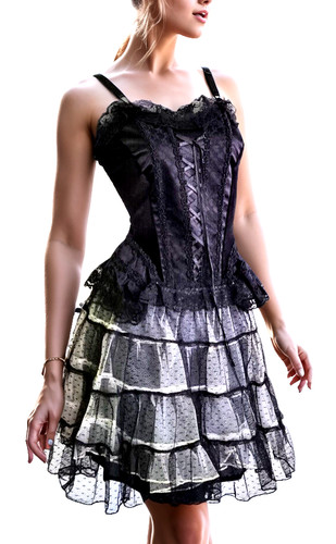 Gonna tulle righe - tulle,