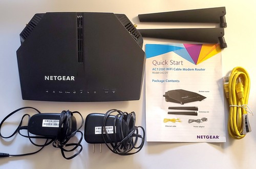 Netgear router modem via - netgear,