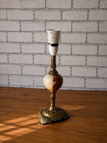 Vintage table lamp 1970s brass - 1970s,