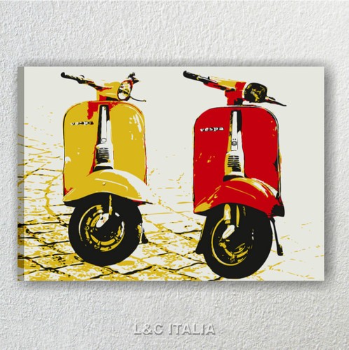 Vespa vintage quadro - 2,