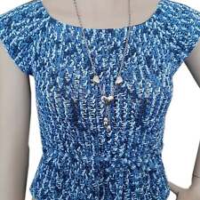 Top maglia uncinetto Blue Sky