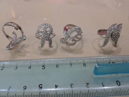 Anello argento 925 zirconi - argento,