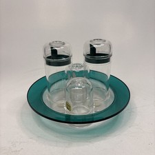 Ninfea Guzzini Oliera Olio Sale Pepe Vintage design Italy Ambrogio Pozzi #1