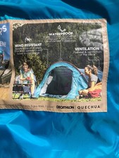 Decathlon Quechua - Tenda a zaino da campeggio pop-up 2 secondi per 3 persone