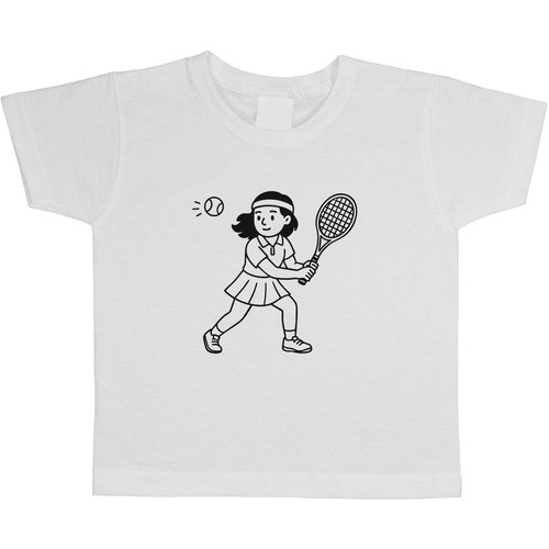 Shirt tennis girl in - t-shirt, girl'