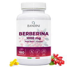 Bandini® Berberina 180 compresse vegane | 1000mg pura alto dosaggio