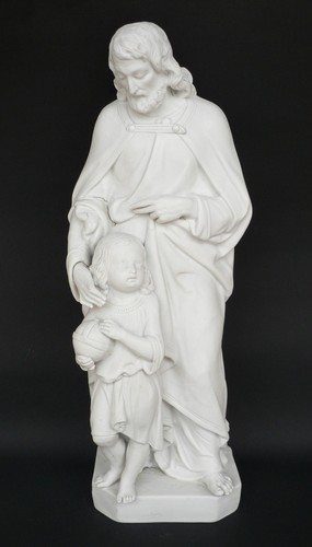 Statua giuseppe e bimbo - s.,