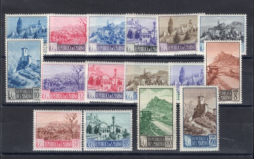 San marino 1949 paesaggi - san, 1949/50