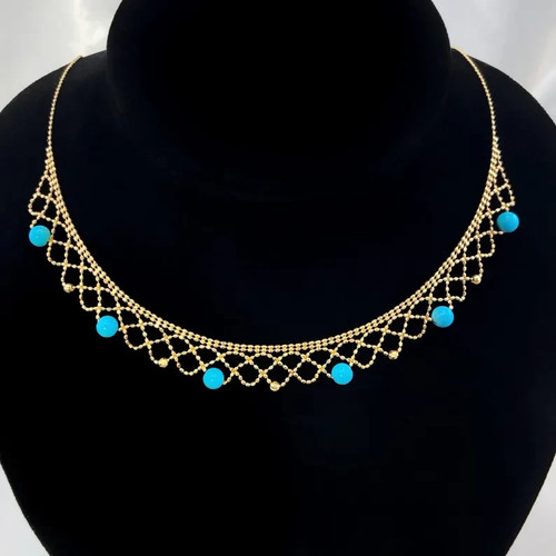 Collana girocollo oro - collana, in