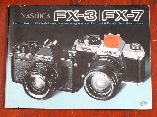 Yashica 7 libretto - fx-3/fx-7,