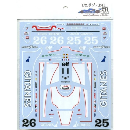 Adesivo tamiya ligier - adesivo,