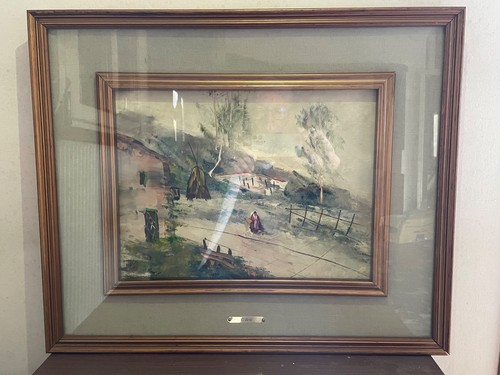 Quadro olio tela - tela,, campagna