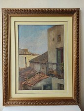RUBENS GARIANI - OLIO STORICO  - PITTURA REALISTA IN CALABRIA  - '800