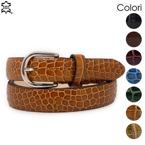 Cintura donna pelle slim - donna,