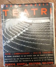 Libro. TEATRI. cinematografi Sale Da Concerto. 1936.