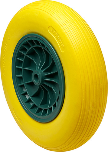 Ruota carriola pvc piena - ruota,
