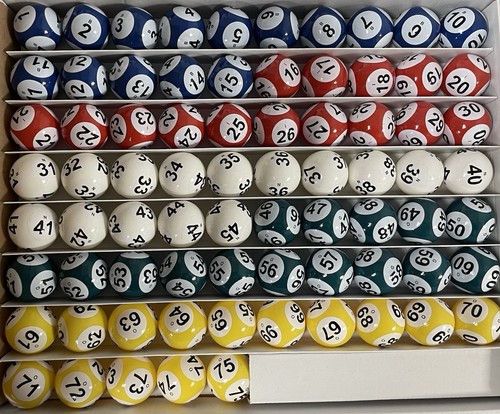 Bingo balls 75 - balls, 1-75