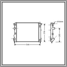 Radiatore Renault Kangoo-(Anno 1997-2003)