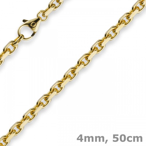 Collana anker 4mm oro - anker, in