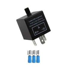 Relè Frecce Led 3pin 12v Flasher MK-300 per Moto Universale Car FM 150W 0.1W