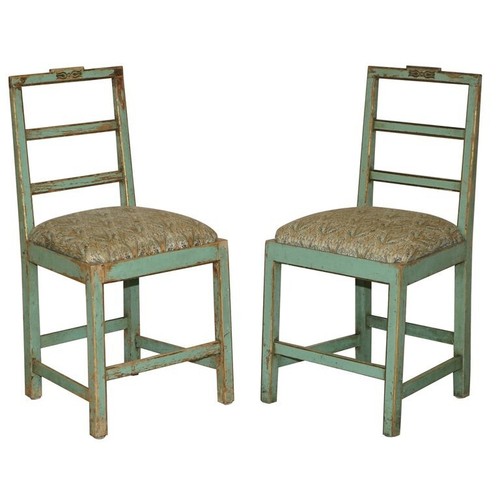 Coppia antiche sedie - coppia,