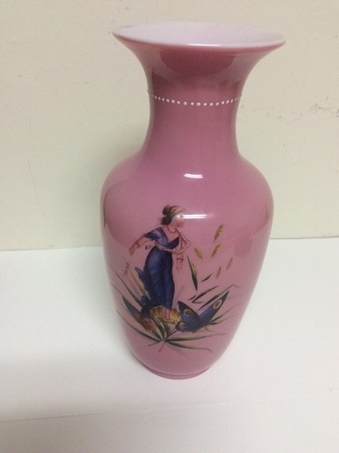 Vaso vittoriano grande rosa