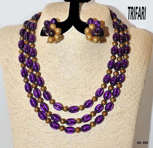 Trifari favolosa demi parure - demi,