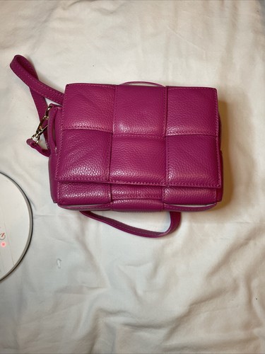 Borsa pelle treccia - "treccia",