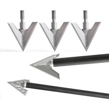 Tiro con l'arco lame da caccia punte da freccia 100grain punta a vite frecce in carbonio caccia