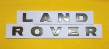 Logo Scritta per Land Rover H. 4 cm.  discovery freelander defender GRIGIO SCURO