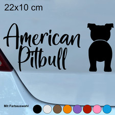 Adesivo Auto American Pitbull