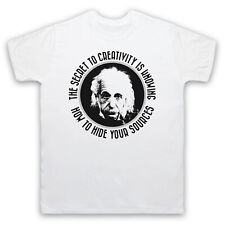 T-SHIRT NON UFFICIALE UOMO E DONNA ALBERT EINSTEIN SECRET TO CREATIVITY GENIUS