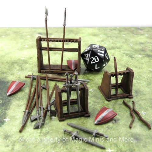 Castle barracks rack - castle, armi