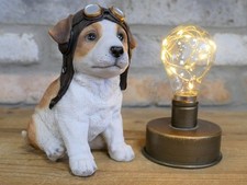 Statua cane pilota resina