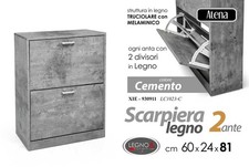 SCARPIERA SLIM MODERNA 2 ANTE
