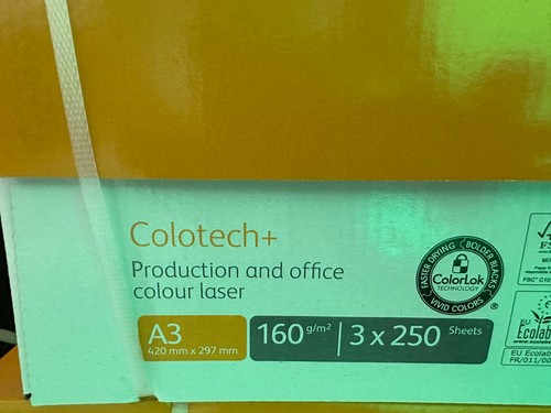 Carta xerox colotech 160g - carta,