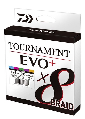 Daiwa tournament braid - x8, evo+