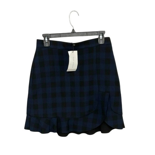 Minigonna zara nera blu - nera, a