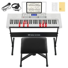 Tastiera pianoforte illuminata