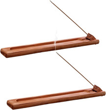 2 Pezzi Portaincenso in Legno