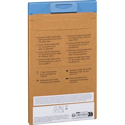 Kindle paperwhite 16gb nero - paperwhite,