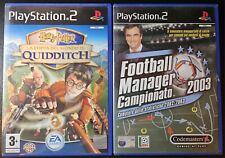 Harry Potter, La Coppa Del Mondo Di Quidditch + Football Manager C. 2003 - PS2 