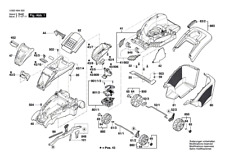Ricambi Bosch per tosaerba a batteria Rotak 43 LI S