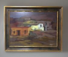 ? COSTAN PORCU ( Sassari 1933-2023) Dipinto su faesite No Rosai-De Pisis