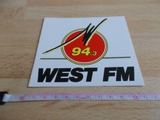 Autocollante Radio WEST FM
