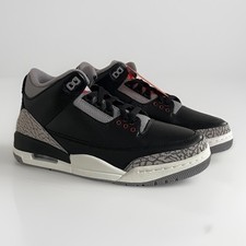 Nike Air Jordan 3 Retro "Black/Fire Red-Cement Grey" | EU 44 (US 10) | Nuove OVP