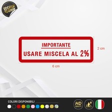 Adesivo Usare Miscela 2%