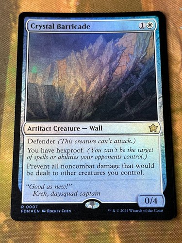 Foil crystal barricade - barricade,