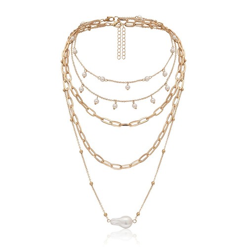 Collana perle imitazione - collana,