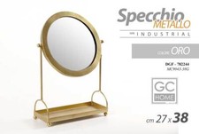 SPECCHIO DA TAVOLO METALLO
